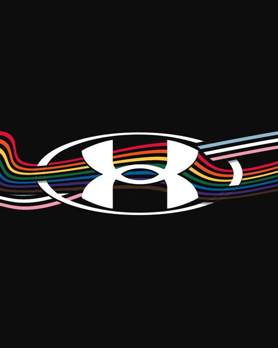 Kids' UA Pride Logo Short Sleeve, Black, pdpMainDesktop image number 0